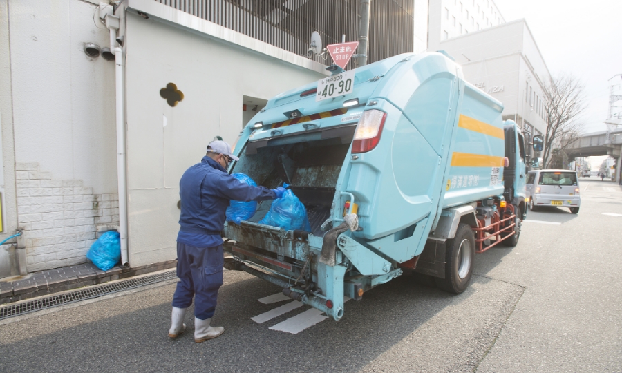 家庭ごみの定期回収